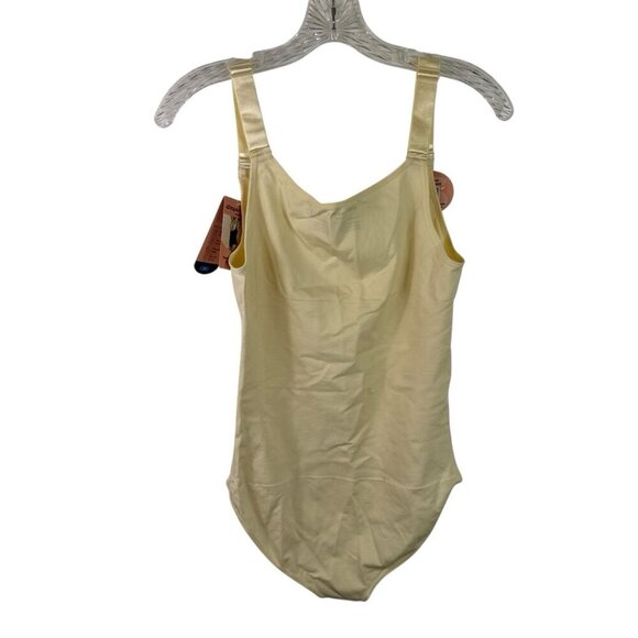 Shapermint Women's XL Open Bust Bodysuit Shaper Panty Creme NWT - Picture 2 of 14